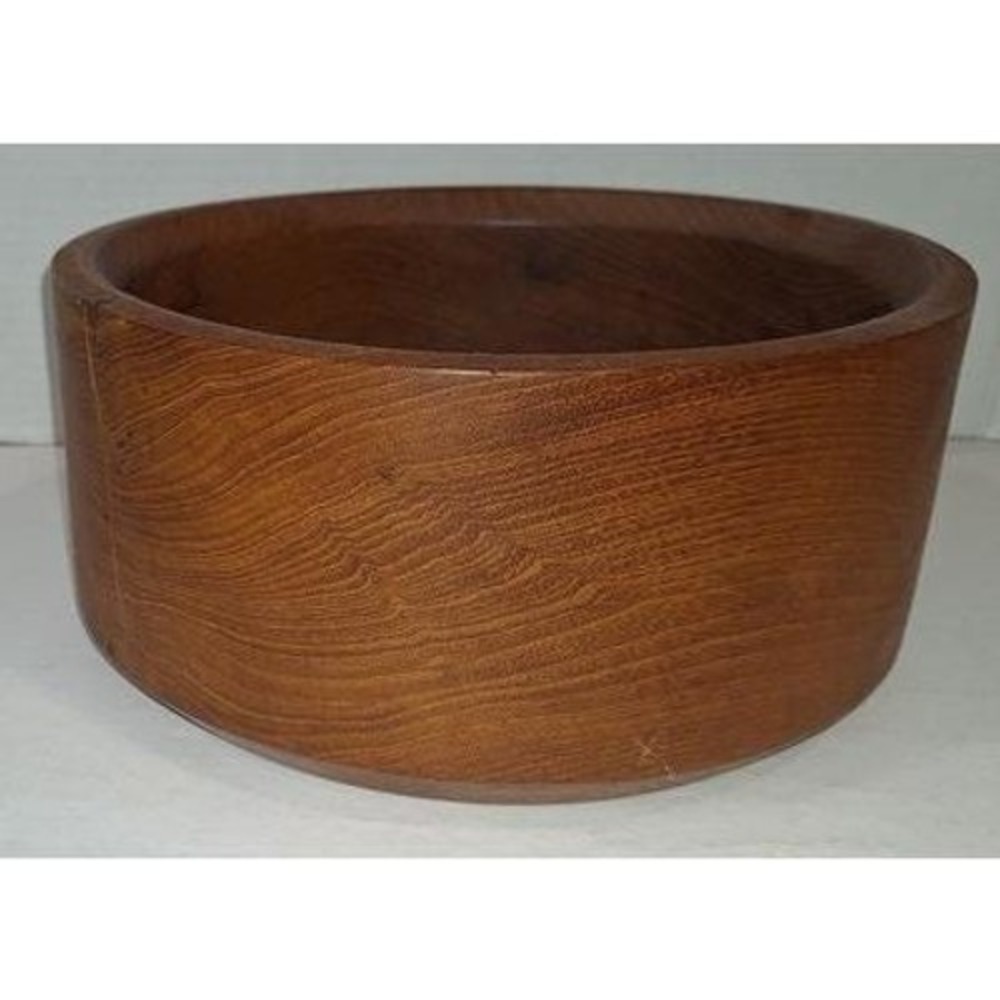 Good Wood Teak Bowl Salad Dough Vintage - Picture 3 of 13